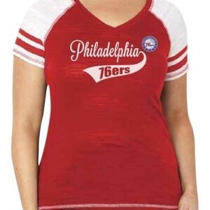Soft As A Grape NBA Philadelphia 76ers Women's Tee